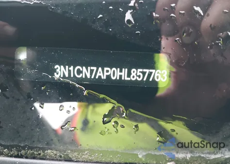 2017 Nissan Versa 1.6 S from USA, damaged, VIN 3N1CN7AP0HL857763